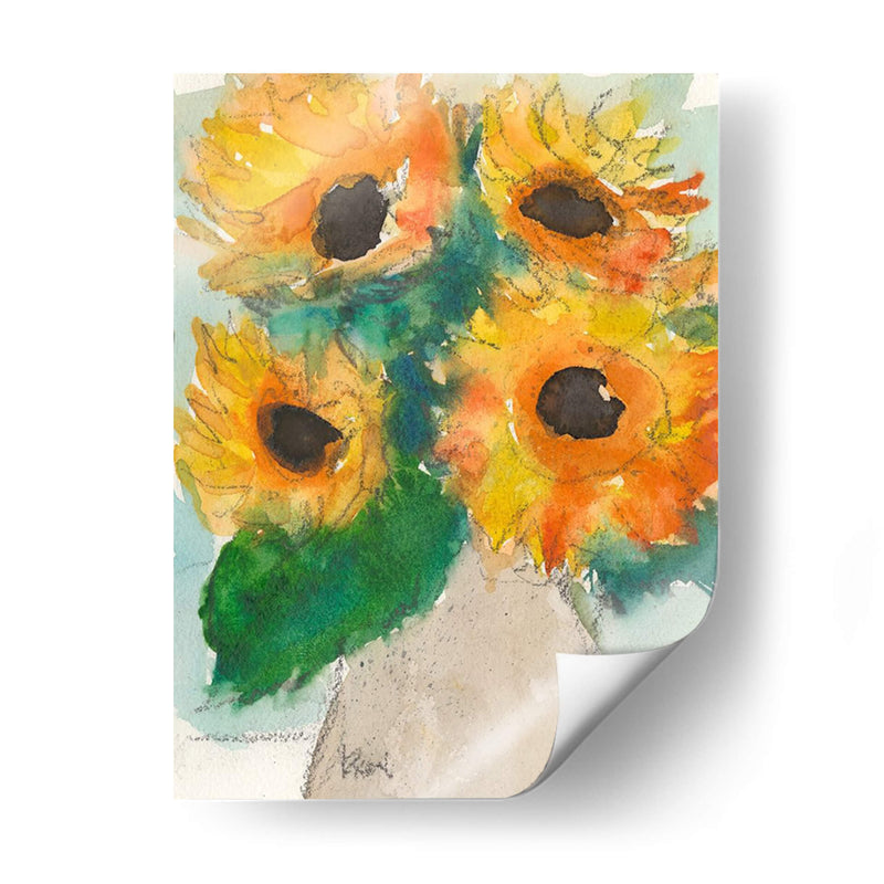 Girasoles Rústicos Ii - Samuel Dixon | Cuadro decorativo de Canvas Lab