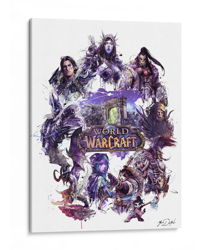 WoW ilustración II | Cuadro decorativo de Canvas Lab