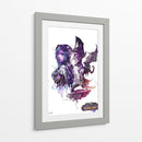 WoW ilustración | Cuadro decorativo de Canvas Lab