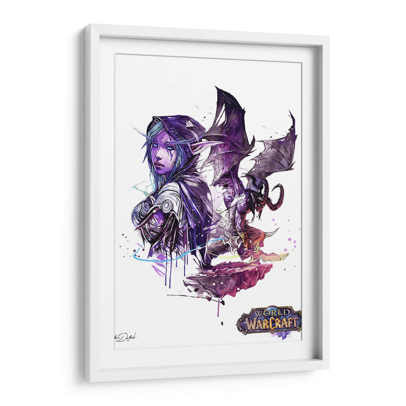 WoW ilustración | Cuadro decorativo de Canvas Lab