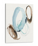 Rondas Azules Y Umber Ii - Jennifer Goldberger | Cuadro decorativo de Canvas Lab