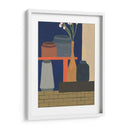 Jarrones En Un Estante Ii - Melissa Wang | Cuadro decorativo de Canvas Lab