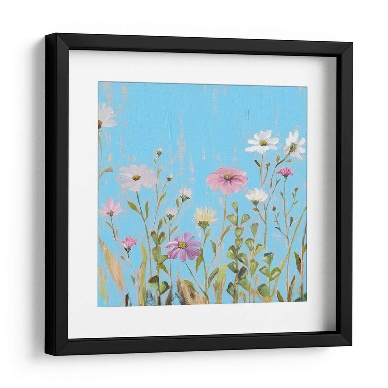 Flores Silvestres En Cerulean I - Christopher J. Trew | Cuadro decorativo de Canvas Lab