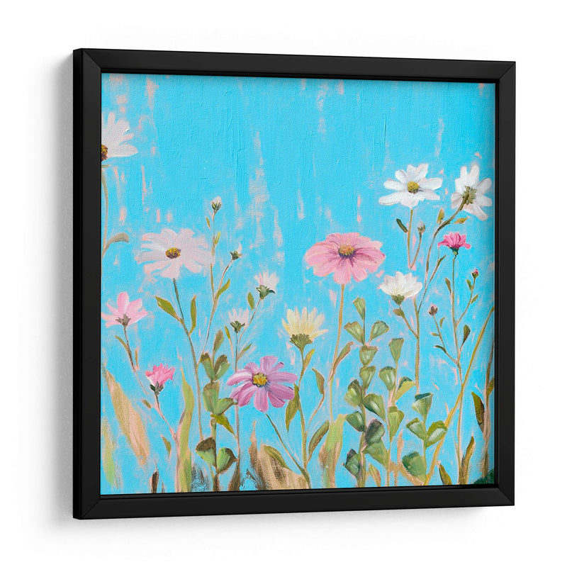 Flores Silvestres En Cerulean I - Christopher J. Trew | Cuadro decorativo de Canvas Lab