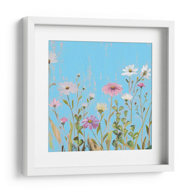 Flores Silvestres En Cerulean I - Christopher J. Trew | Cuadro decorativo de Canvas Lab