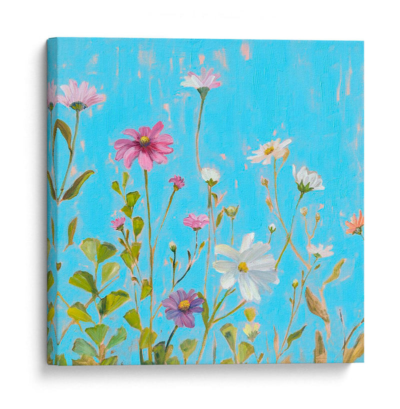 Flores Silvestres En Cerulean Ii - Christopher J. Trew | Cuadro decorativo de Canvas Lab