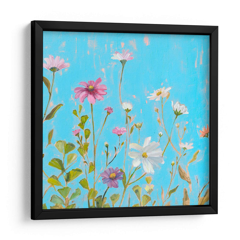 Flores Silvestres En Cerulean Ii - Christopher J. Trew | Cuadro decorativo de Canvas Lab