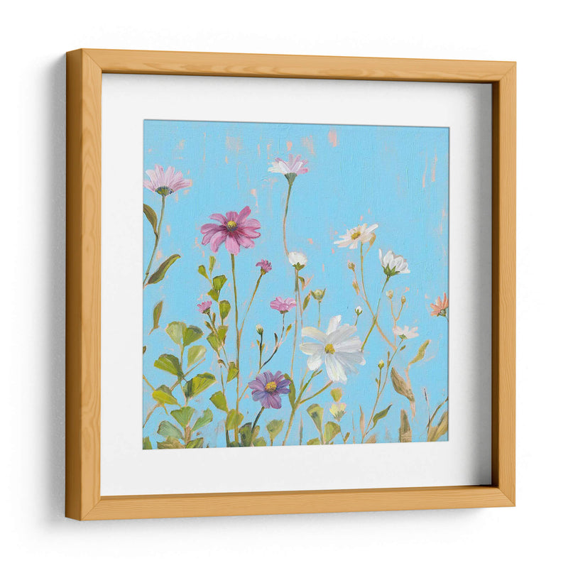 Flores Silvestres En Cerulean Ii - Christopher J. Trew | Cuadro decorativo de Canvas Lab