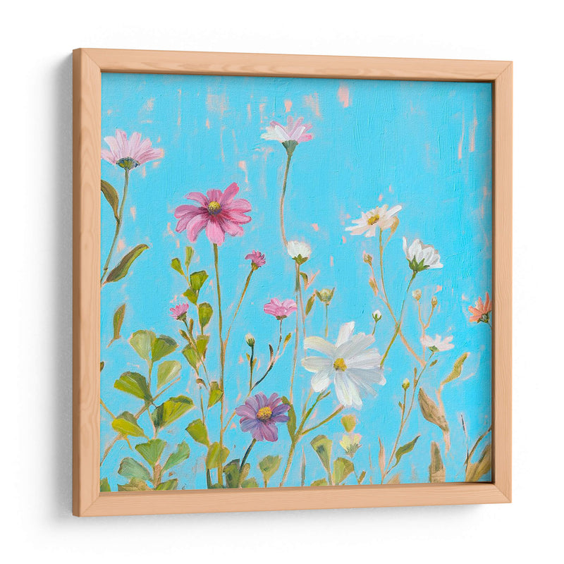 Flores Silvestres En Cerulean Ii - Christopher J. Trew | Cuadro decorativo de Canvas Lab