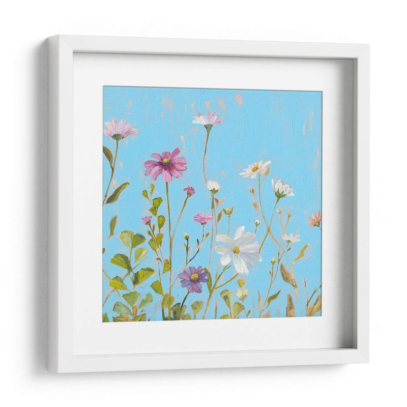 Flores Silvestres En Cerulean Ii - Christopher J. Trew | Cuadro decorativo de Canvas Lab