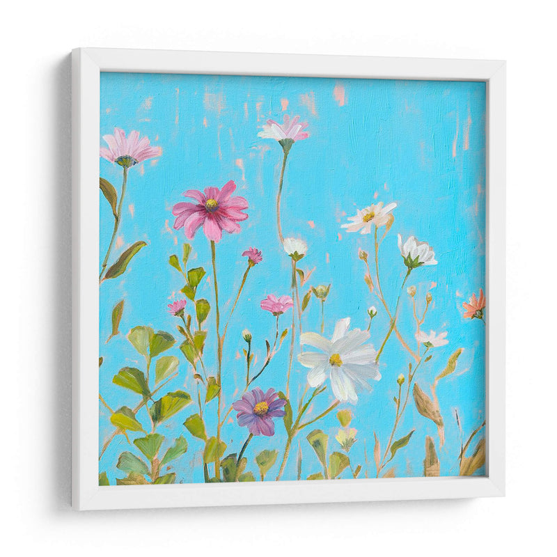 Flores Silvestres En Cerulean Ii - Christopher J. Trew | Cuadro decorativo de Canvas Lab