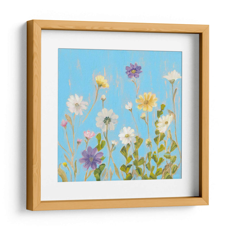 Flores Silvestres En Cerulean Iii - Christopher J. Trew | Cuadro decorativo de Canvas Lab