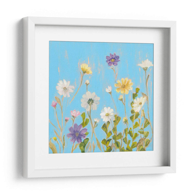 Flores Silvestres En Cerulean Iii - Christopher J. Trew | Cuadro decorativo de Canvas Lab