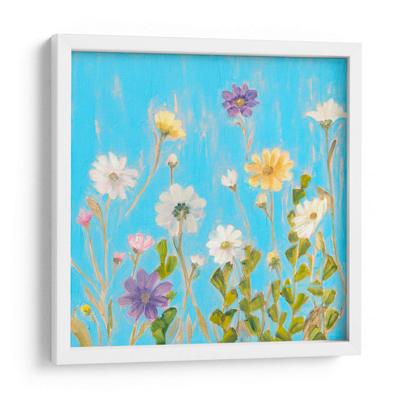 Flores Silvestres En Cerulean Iii - Christopher J. Trew | Cuadro decorativo de Canvas Lab