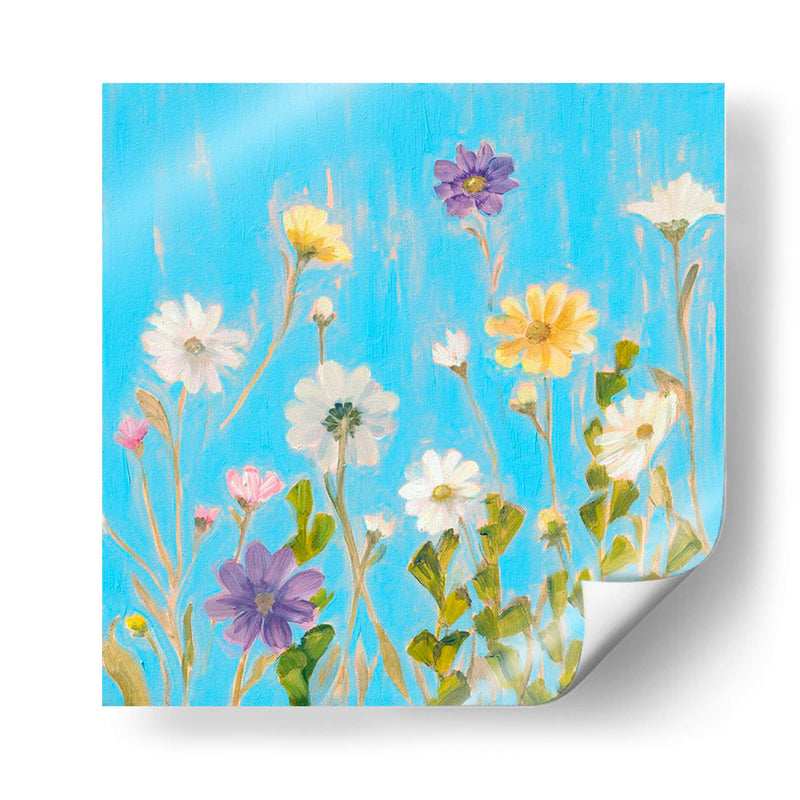 Flores Silvestres En Cerulean Iii - Christopher J. Trew | Cuadro decorativo de Canvas Lab