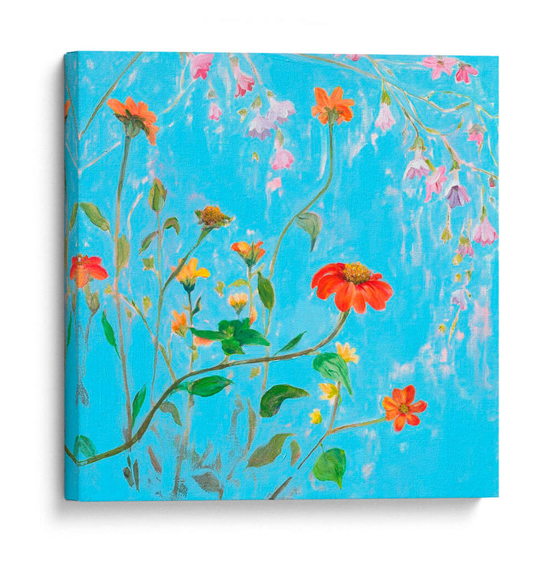 Flores Silvestres En Cerulean Iv - Christopher J. Trew | Cuadro decorativo de Canvas Lab