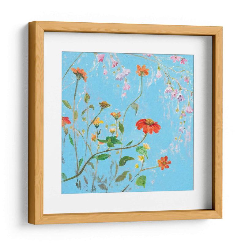 Flores Silvestres En Cerulean Iv - Christopher J. Trew | Cuadro decorativo de Canvas Lab
