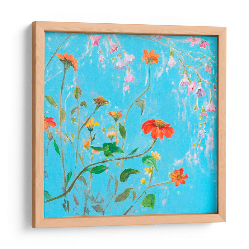 Flores Silvestres En Cerulean Iv - Christopher J. Trew | Cuadro decorativo de Canvas Lab