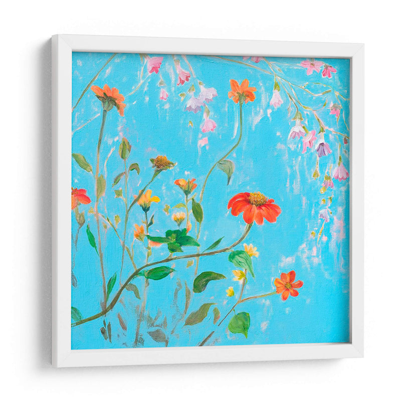 Flores Silvestres En Cerulean Iv - Christopher J. Trew | Cuadro decorativo de Canvas Lab