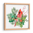 Cardenal Holly Navidad I - B. Hoola Van Nooten | Cuadro decorativo de Canvas Lab