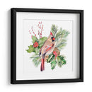Cardenal Holly Christmas Ii - B. Hoola Van Nooten | Cuadro decorativo de Canvas Lab