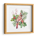 Cardenal Holly Christmas Ii - B. Hoola Van Nooten | Cuadro decorativo de Canvas Lab