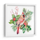 Cardenal Holly Christmas Ii - B. Hoola Van Nooten | Cuadro decorativo de Canvas Lab