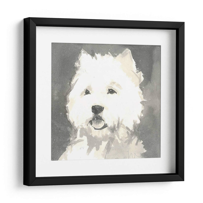 Sepia Modern Dog X - Nick Dautlich | Cuadro decorativo de Canvas Lab