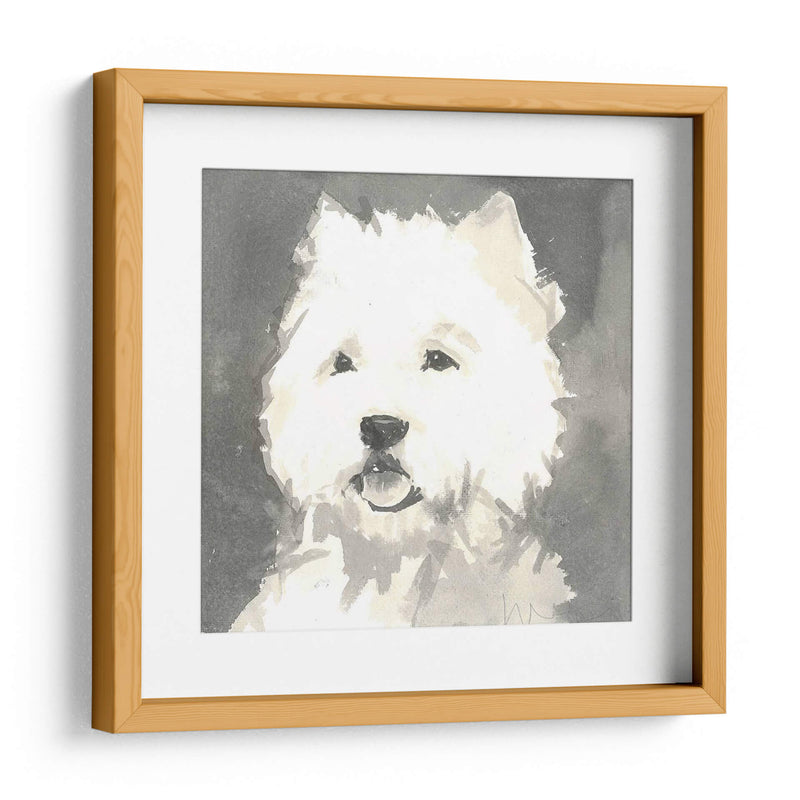 Sepia Modern Dog X - Nick Dautlich | Cuadro decorativo de Canvas Lab