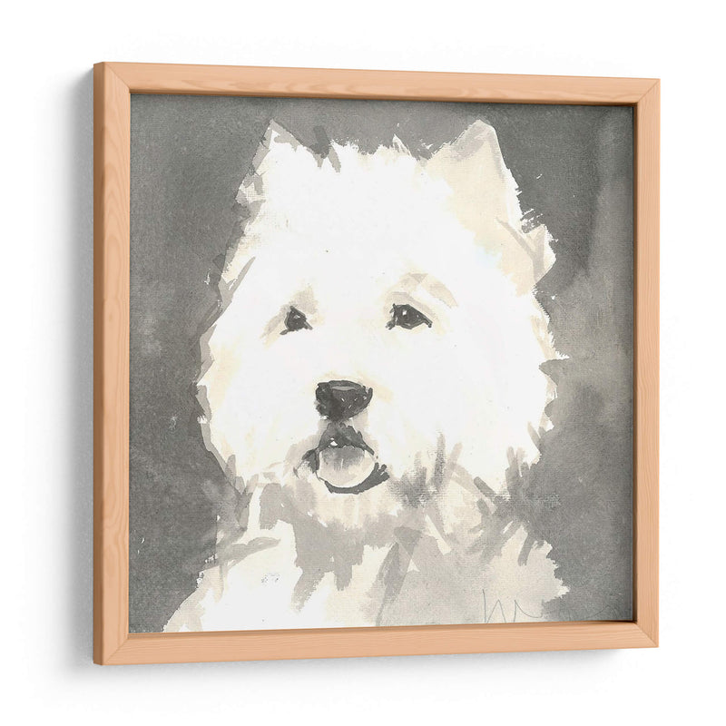 Sepia Modern Dog X - Nick Dautlich | Cuadro decorativo de Canvas Lab