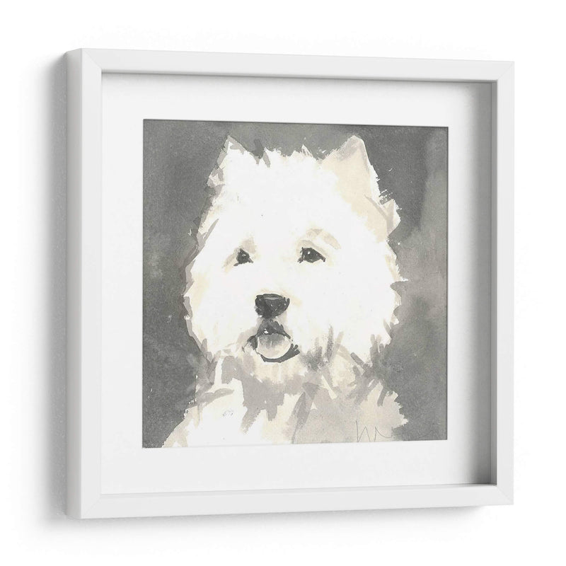 Sepia Modern Dog X - Nick Dautlich | Cuadro decorativo de Canvas Lab