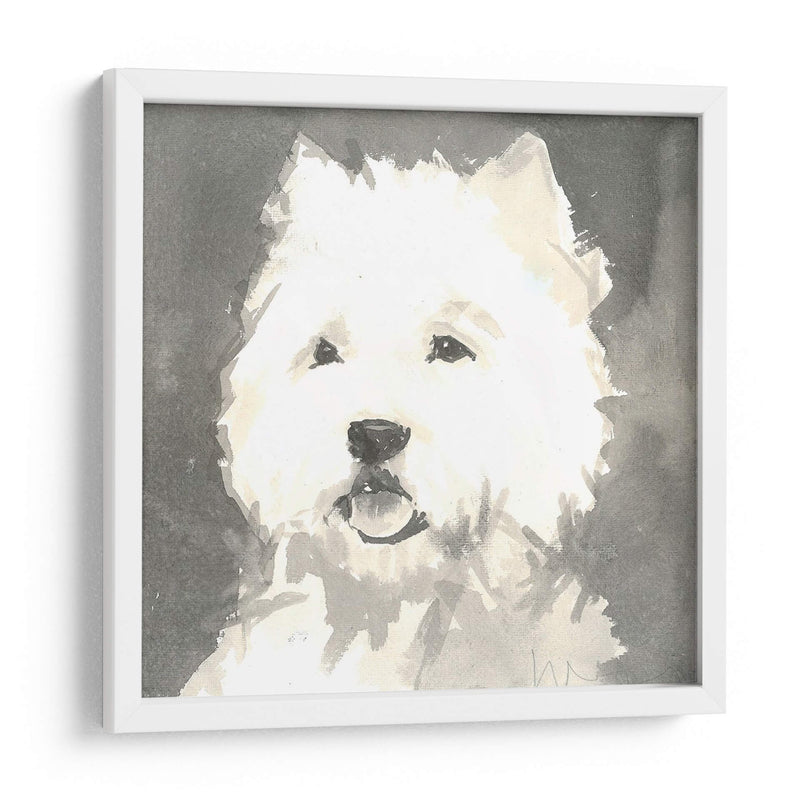 Sepia Modern Dog X - Nick Dautlich | Cuadro decorativo de Canvas Lab