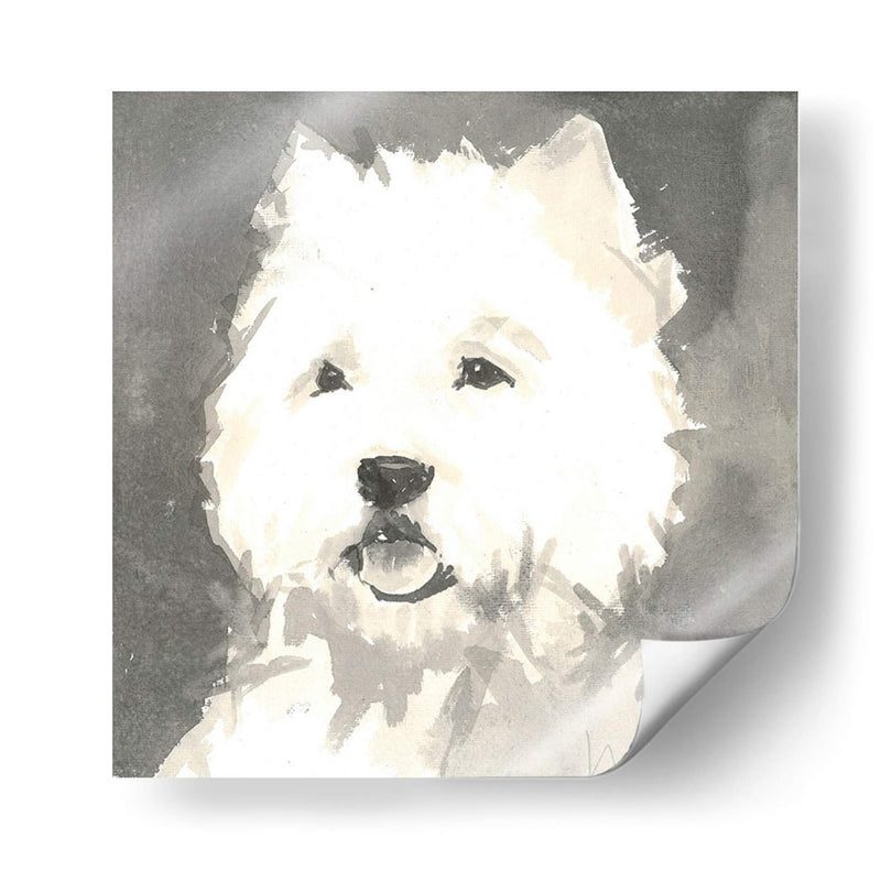 Sepia Modern Dog X - Nick Dautlich | Cuadro decorativo de Canvas Lab