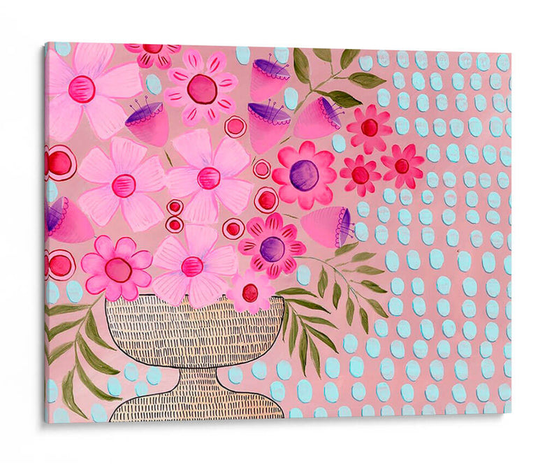 Griego Rosa Floral I - Regina Moore | Cuadro decorativo de Canvas Lab