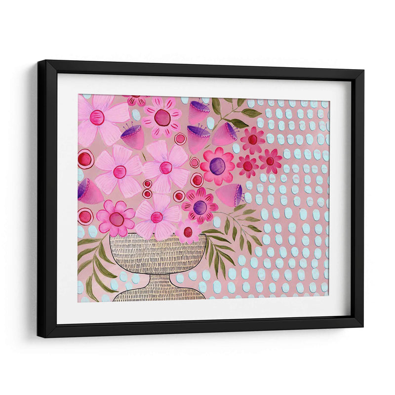 Griego Rosa Floral I - Regina Moore | Cuadro decorativo de Canvas Lab