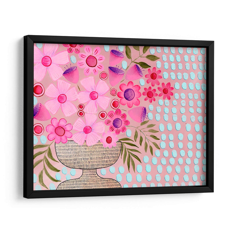 Griego Rosa Floral I - Regina Moore | Cuadro decorativo de Canvas Lab