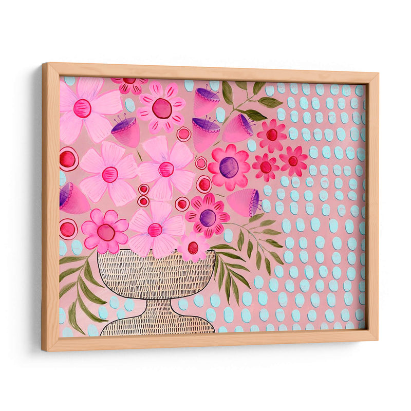 Griego Rosa Floral I - Regina Moore | Cuadro decorativo de Canvas Lab