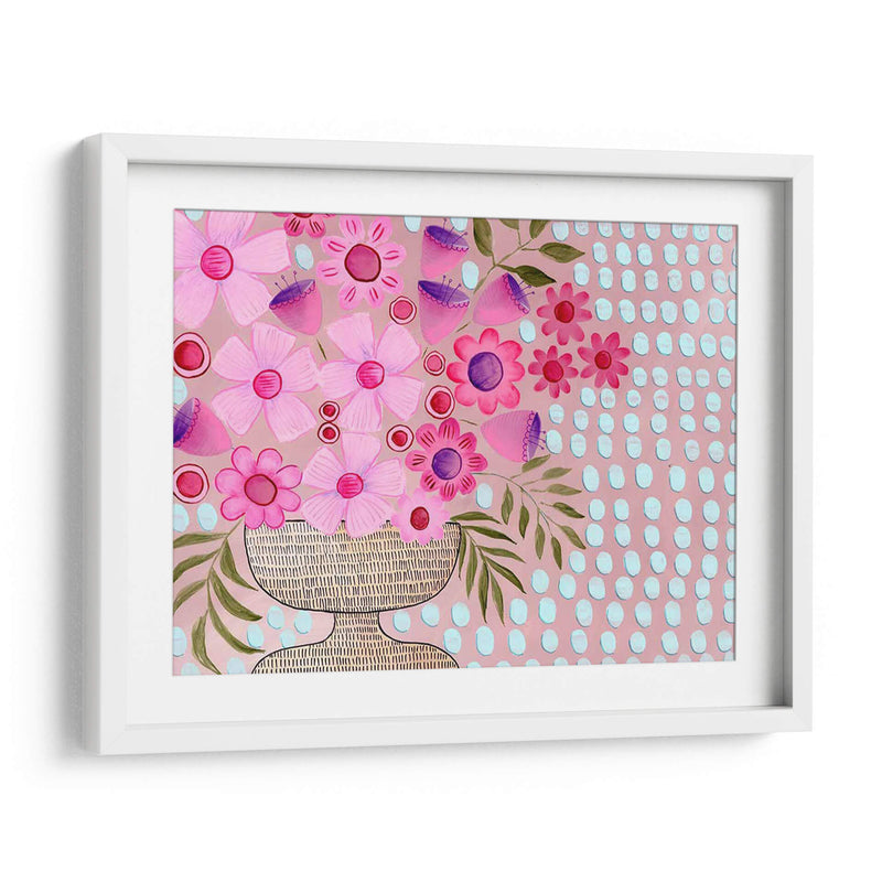 Griego Rosa Floral I - Regina Moore | Cuadro decorativo de Canvas Lab