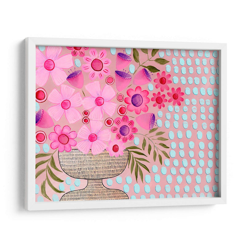 Griego Rosa Floral I - Regina Moore | Cuadro decorativo de Canvas Lab