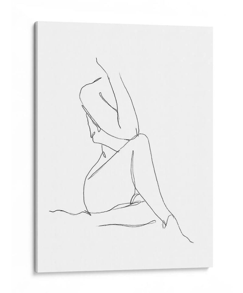 Boceto De Contorno Desnudo I - Ethan Harper | Cuadro decorativo de Canvas Lab