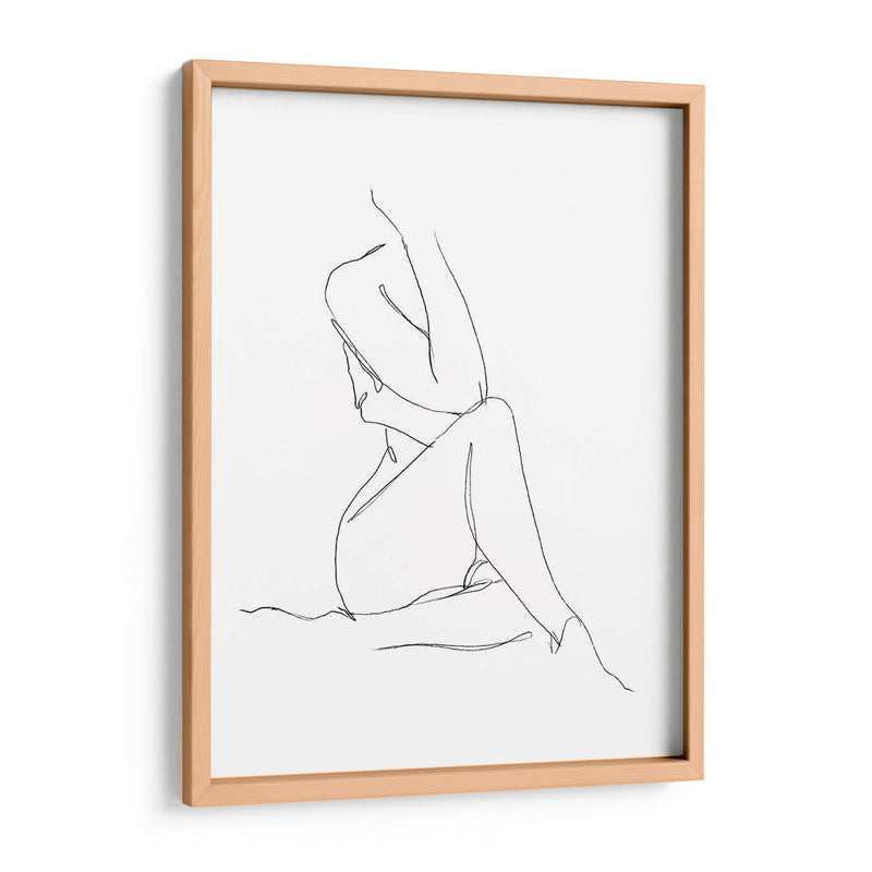 Boceto De Contorno Desnudo I - Ethan Harper | Cuadro decorativo de Canvas Lab