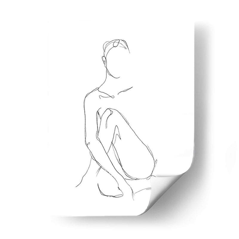 Sketch De Contorno Desnudo Ii - Ethan Harper | Cuadro decorativo de Canvas Lab