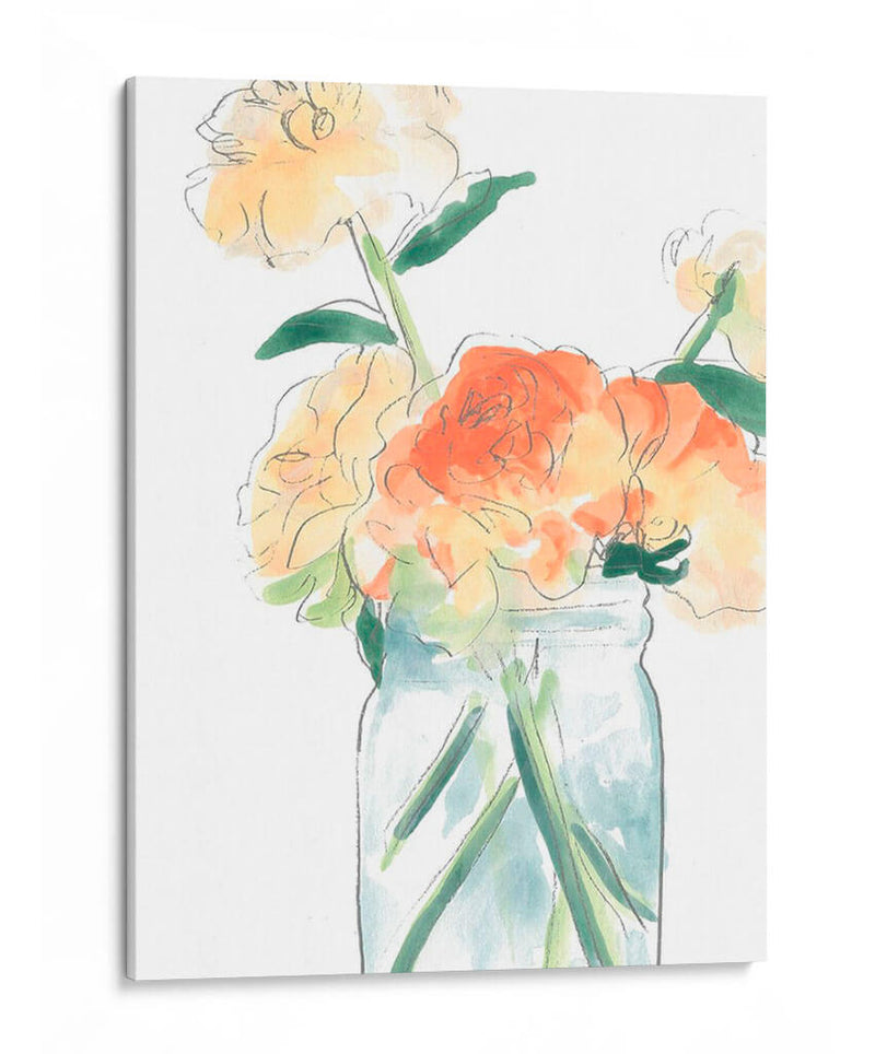 Boceto De Posy Soft I - June Erica Vess | Cuadro decorativo de Canvas Lab