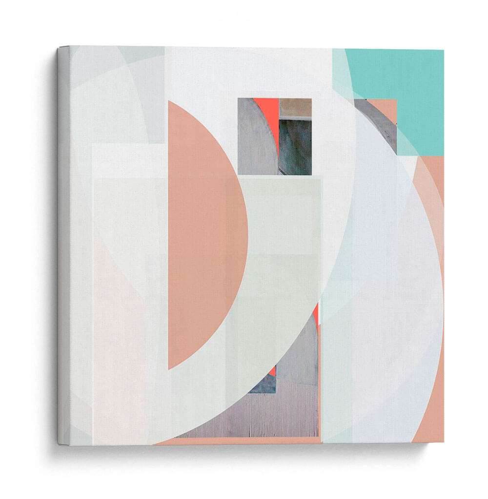 Rayas Y Círculos Iii - Thomas Brown | Cuadro decorativo de Canvas Lab