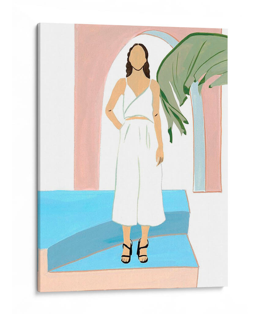 Mujeres En El Jardín Ii - Melissa Wang | Cuadro decorativo de Canvas Lab
