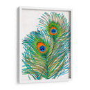 Vívidos Plumas De Pavo Real I - Tim OToole | Cuadro decorativo de Canvas Lab