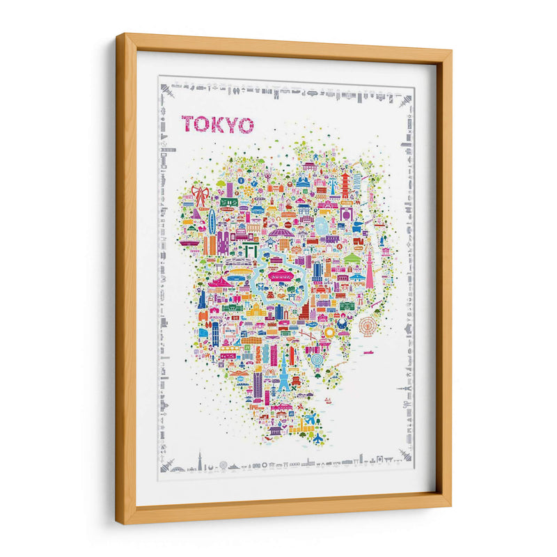 Ciudades Icónicas-Tokio - A Very Modern Dog | Cuadro decorativo de Canvas Lab