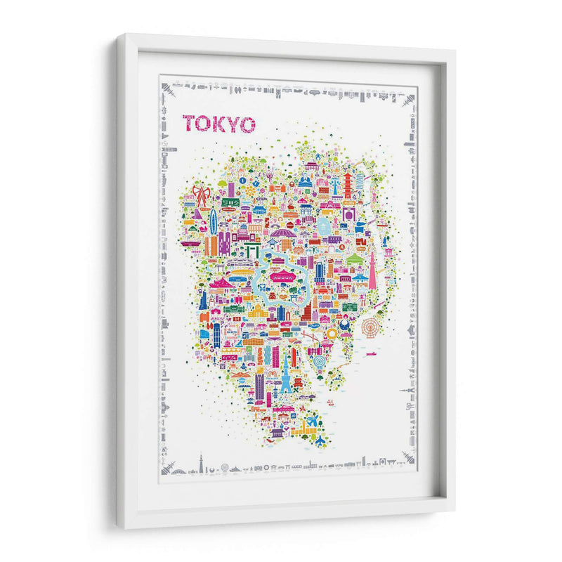 Ciudades Icónicas-Tokio - A Very Modern Dog | Cuadro decorativo de Canvas Lab