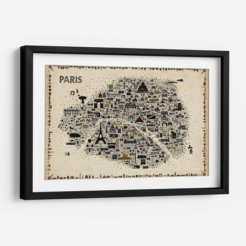 Ciudades Icónicas Antiguas-París - A Very Modern Dog | Cuadro decorativo de Canvas Lab