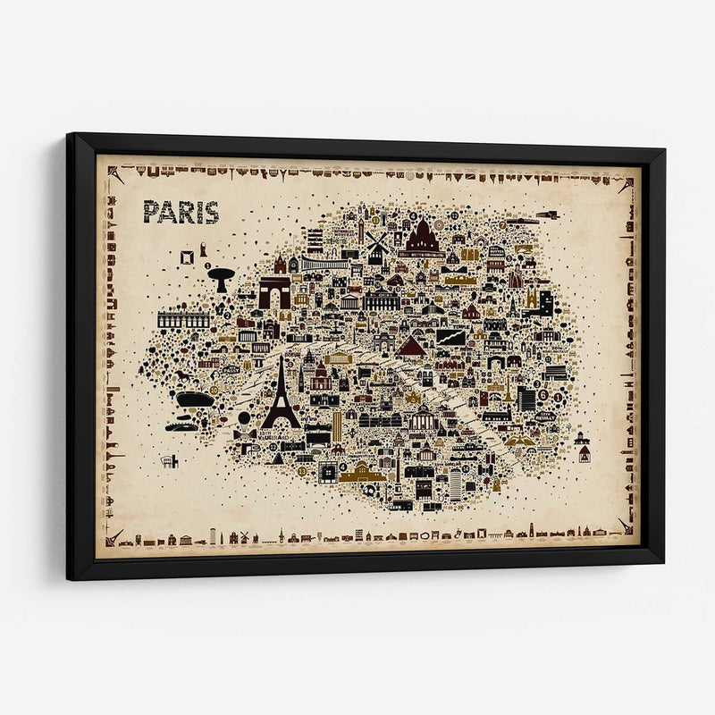 Ciudades Icónicas Antiguas-París - A Very Modern Dog | Cuadro decorativo de Canvas Lab